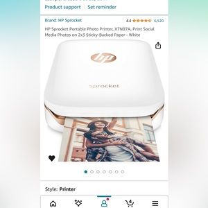 HP Sprocket Portable Photo Printer